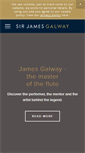 Mobile Screenshot of jamesgalway.com