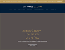 Tablet Screenshot of jamesgalway.com